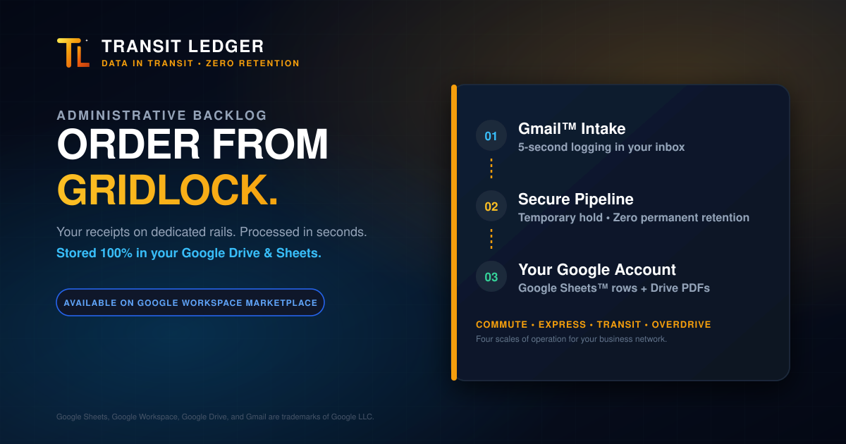 Order from Gridlock: Why We Built Transit Ledger on Dedicated Rails