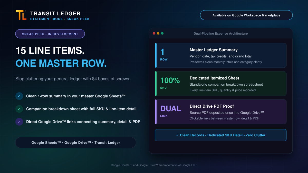 The Multi-Line Dilemma: Master Summary Row vs. SKU Item Breakdown